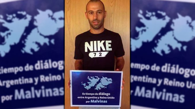 Mascherano pidió diálogo por Malvinas