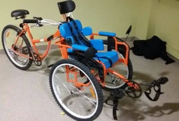 Joven tucumano inventó una bicicleta para personas con parálisis cerebral