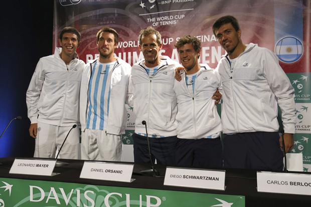 Copa Davis: Delbonis abre la serie contra Bélgica ante Goffin