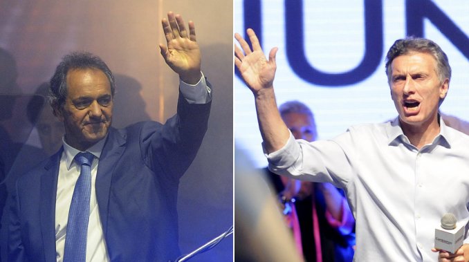 Scioli y Macri definirán la Presidencia el próximo 22 de noviembre