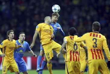 Sin Messi, un doblete de Rakitic encarriló el triunfo de Barcelona ante BATE Borisov