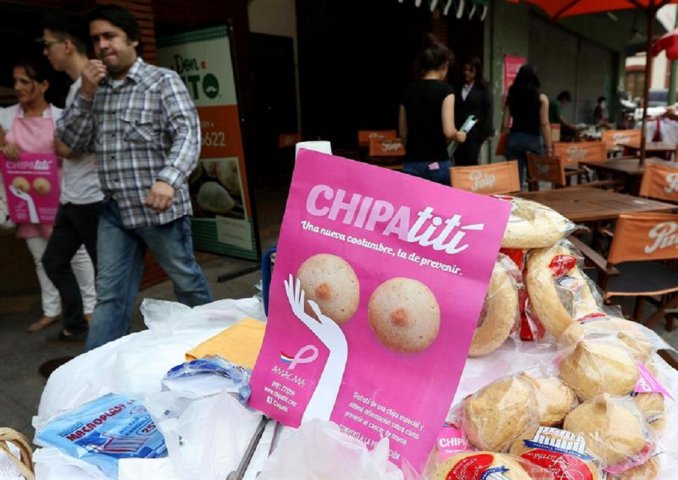 “Chipa tití”, la ingeniosa campaña paraguaya contra el cáncer de mama