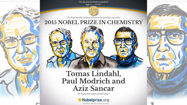 Tomas Lindahl, Paul Modrich y Aziz Sancar ganaron el premio Nobel de Química 2015