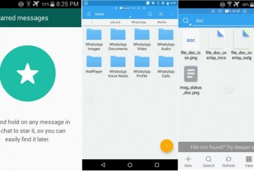 Confirmado: WhatsApp en Android permitirá marcar mensajes favoritos y enviar archivos Word y PDF