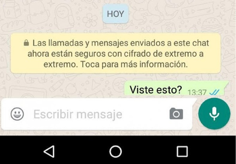 ¿Qué significa el nuevo mensaje que aparece en WhatsApp?