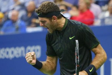 Del Potro llegó a Glasgow y se entrenó con el equipo de Copa Davis