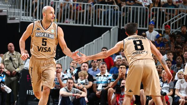 Ginóbili les dio la bienvenida a Laprovittola y Garino a San Antonio