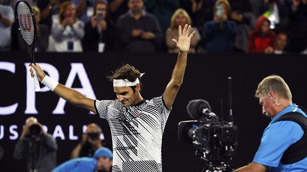 Abierto de Australia: Roger Federer aplastó al alemán Mischa Zverev y accedió a la semifinal