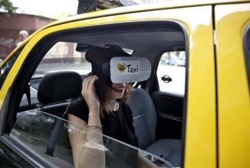 El taxi se moderniza hasta con cascos virtuales para mantener a sus clientes