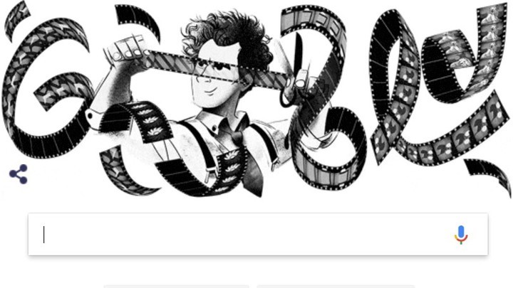 Sergei Eisenstein, el director de “El acorazado Potemkin”, en el doodle de hoy.