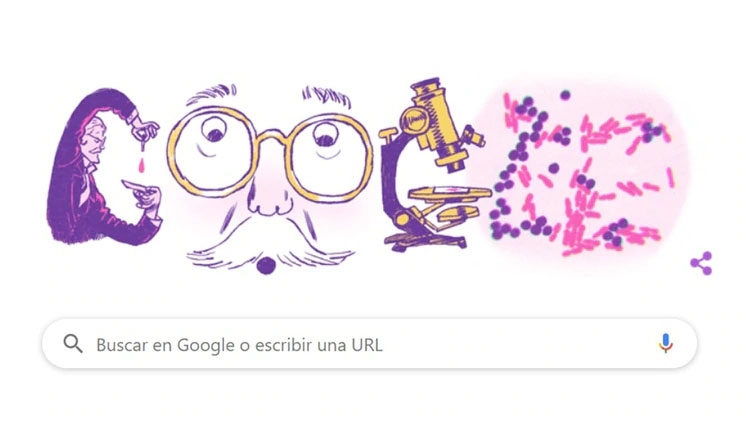 Quién es el científico que aparece en el doodle de Google de hoy