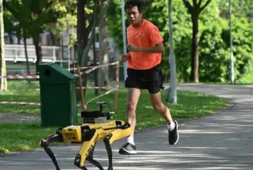 Singapur utiliza sofisticados robots para monitorear el distanciamiento social frente al coronavirus