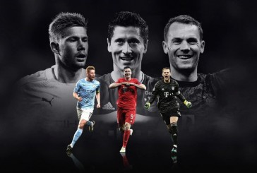 Sin Lionel Messi, ni Cristiano Ronaldo: UEFA anunció los tres candidatos a ganar el premio a mejor jugador del año