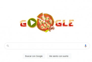 El doodle de Google que hace un rico homenaje a la pizza