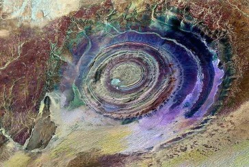 El Ojo del Sáhara: qué es este misterioso lugar que sólo pueden ver los astronautas