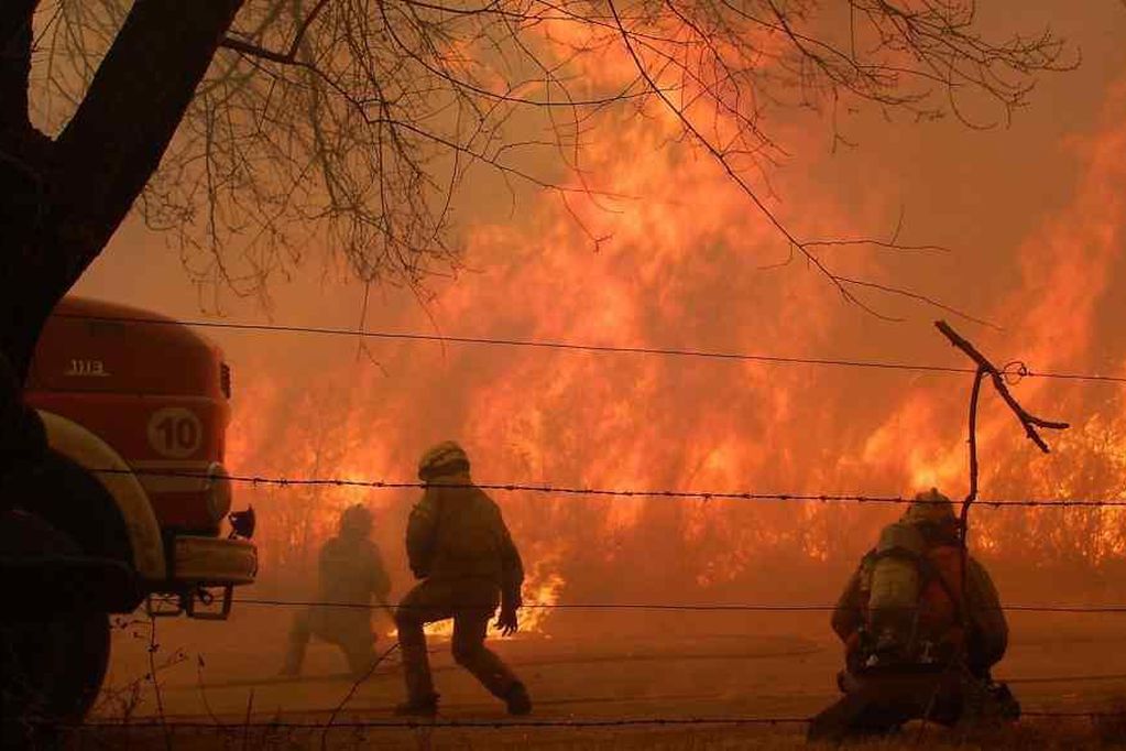 Un mensaje de la naturaleza ante el fuego forestal en Córdoba