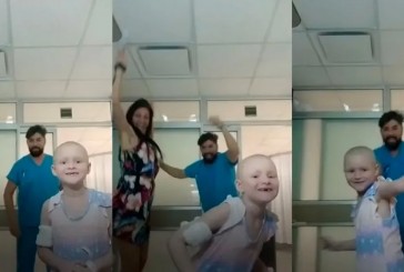 El enfermero que bailó con una nena cuando terminó la quimioterapia y se hizo viral