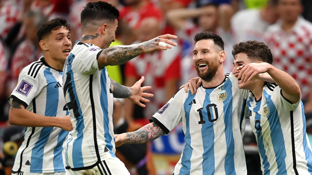 Argentina le ganó 3 a 0 a Croacia y pasó a la final del Mundial Qatar 2022