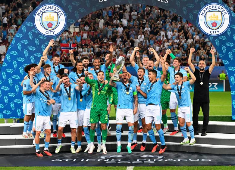 Manchester City venció por los penales a Sevilla y se coronó campeón de la Supercopa de Europa