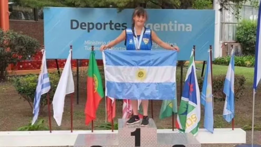 Es dueña de un récord mundial y necesita ayuda para competir en Turquía: la historia de la atleta cordobesa con Síndrome de Down